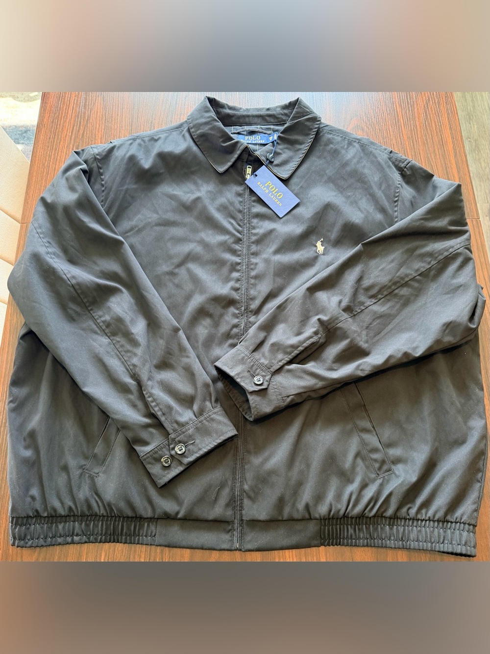 NWT Polo Ralph Lauren Mens Black Golf Jacket Bi-Swing Windbreaker 2XB Big & Tall